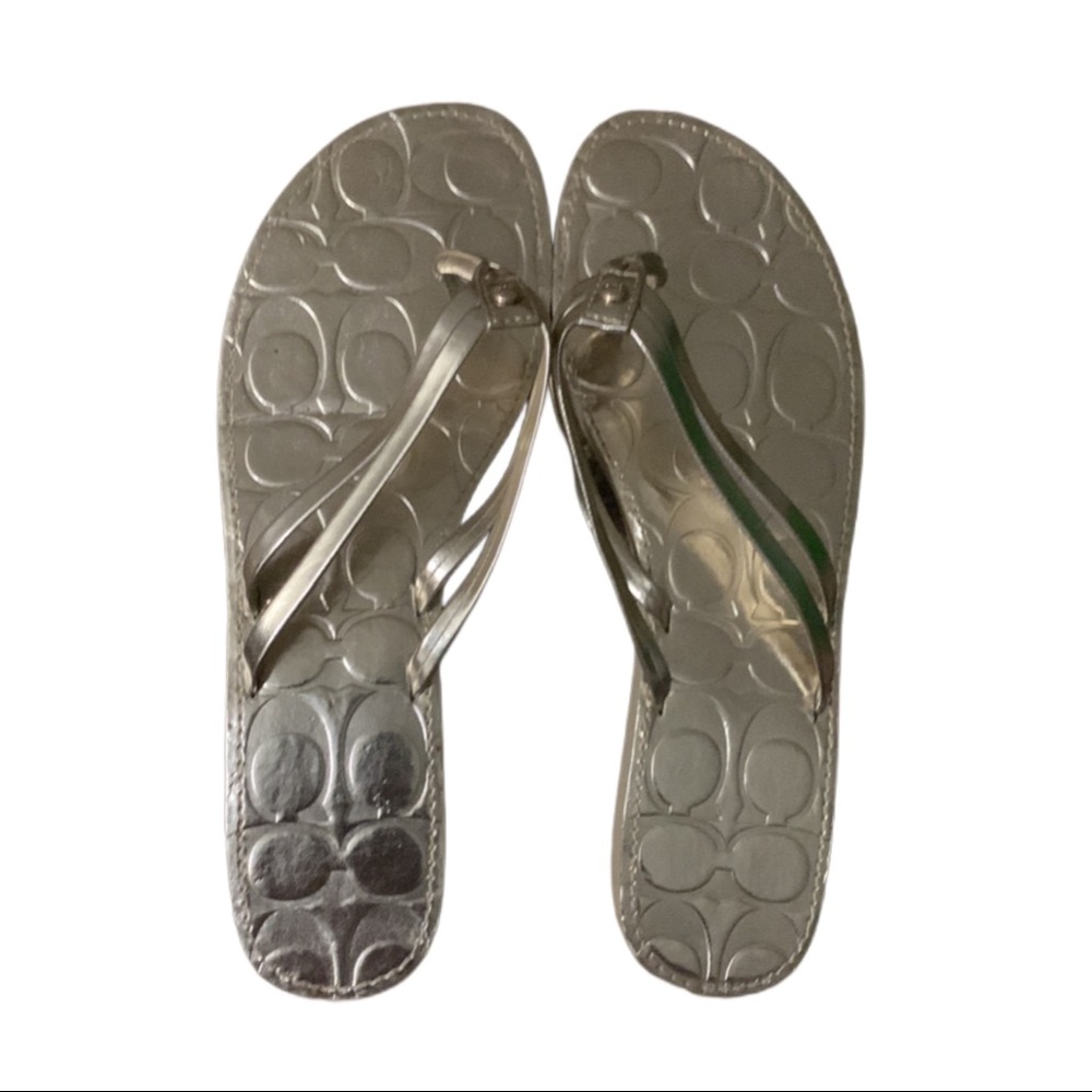 Coach “Juney” Flip Flops - Picture 2 of 4